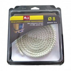 Шнур термостойкий (2 м/п)  8 мм + клей 17мл