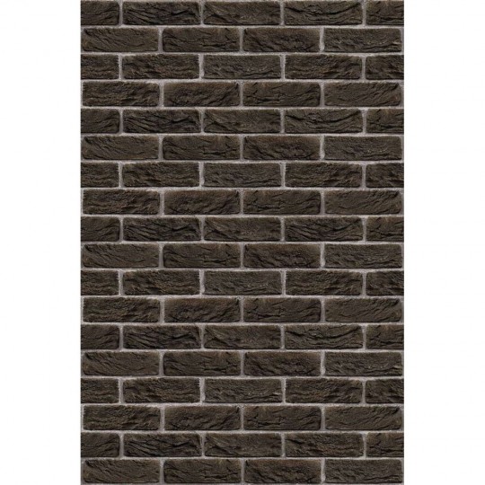 Плита ДЕКОР Коричневый №1001 Вертикаль 9мм, (1200х600)