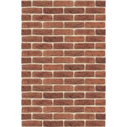 Плита ДЕКОР Красный №1002 Вертикаль 9мм (1200х800)