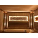 Панно из спилов можжевельника 700х700 мм