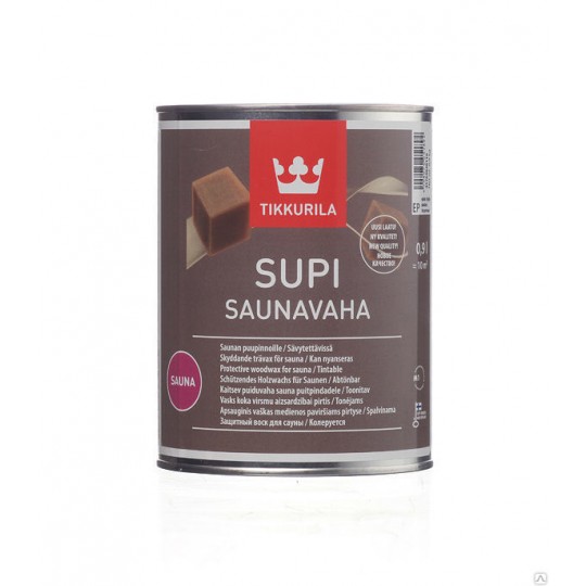 Тиккурила Супи Саунаваха 0,9 л (защитный воск)