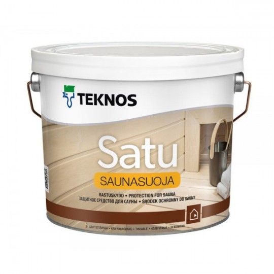 Защитный состав Teknos Satu Saunasuoja 2.7 л