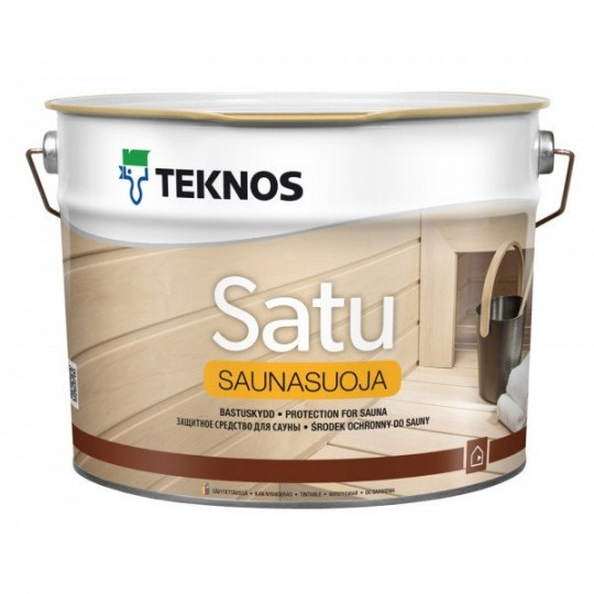 Защитный состав Teknos Satu Saunasuoja 9 л