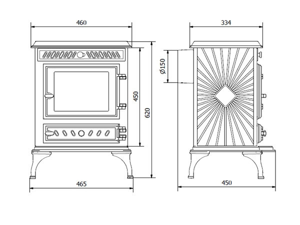 Чугунная печь Kawmet в Минске