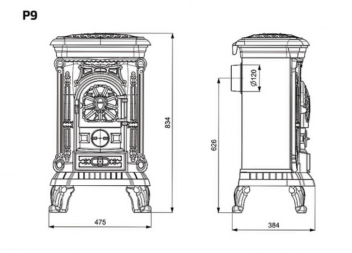 Чугунная печь Kawmet в Минске