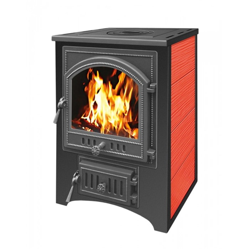 Плитка для камина 400х200 красная фото